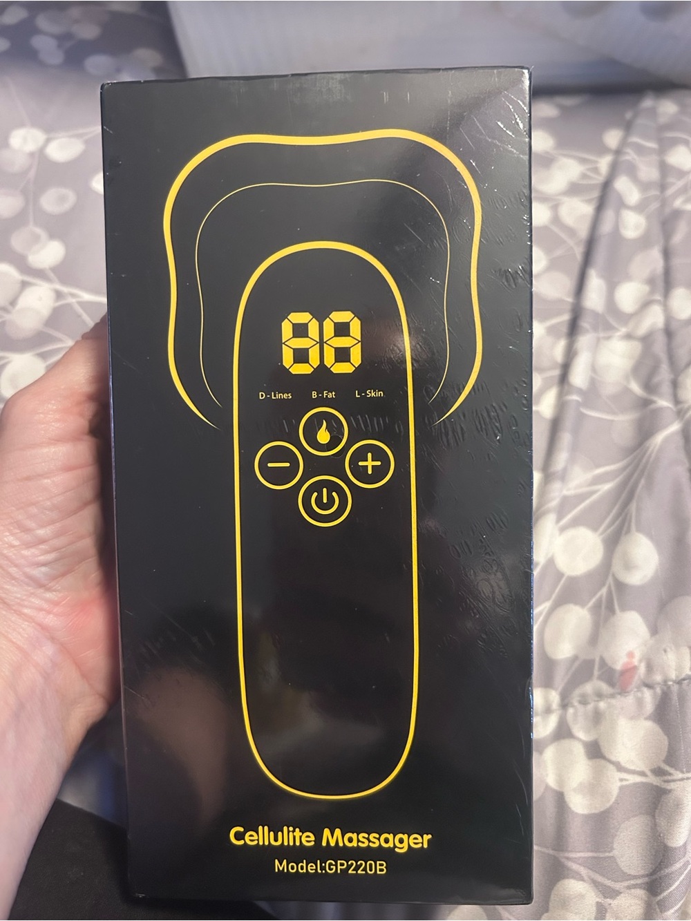Cellulite Massager - Black & Yellow